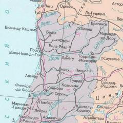 Где находится Португалия — подробная карта Португалии на русском языке с городами и достопримечательностями